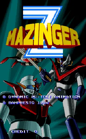 Mazinger Z screen shot title